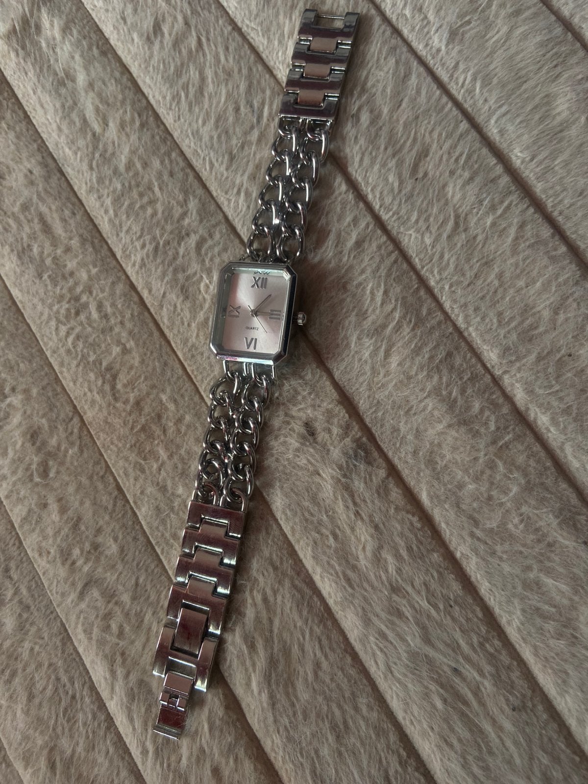 Horloge, Sieraden, Tassen en Uiterlijk, Horloges | Antiek, Overige merken, Polshorloge, Zilver, 1960 of later