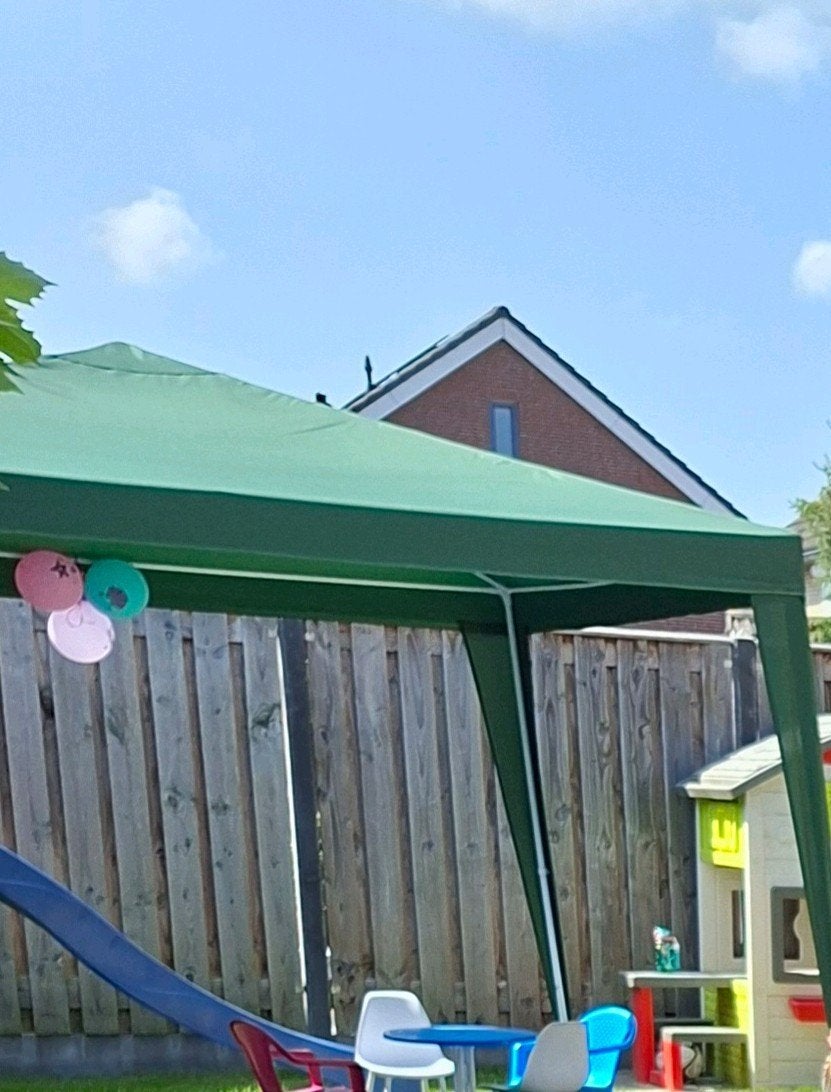 Tentdoek partytent donkergroen, waterdicht 3x3m, Tuin en Terras, Partytenten, Ophalen of Verzenden, Minder dan 5 meter