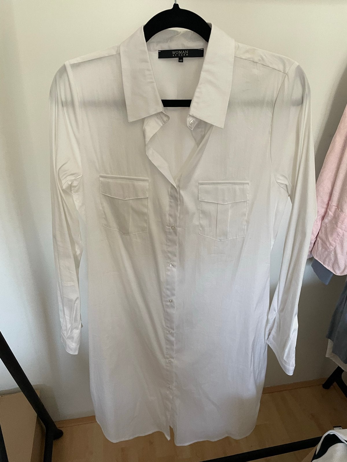 Woman by Earn blousejurk wit, maat 40, Ophalen of Verzenden, Zo goed als nieuw, Maat 38/40 (M), Wit