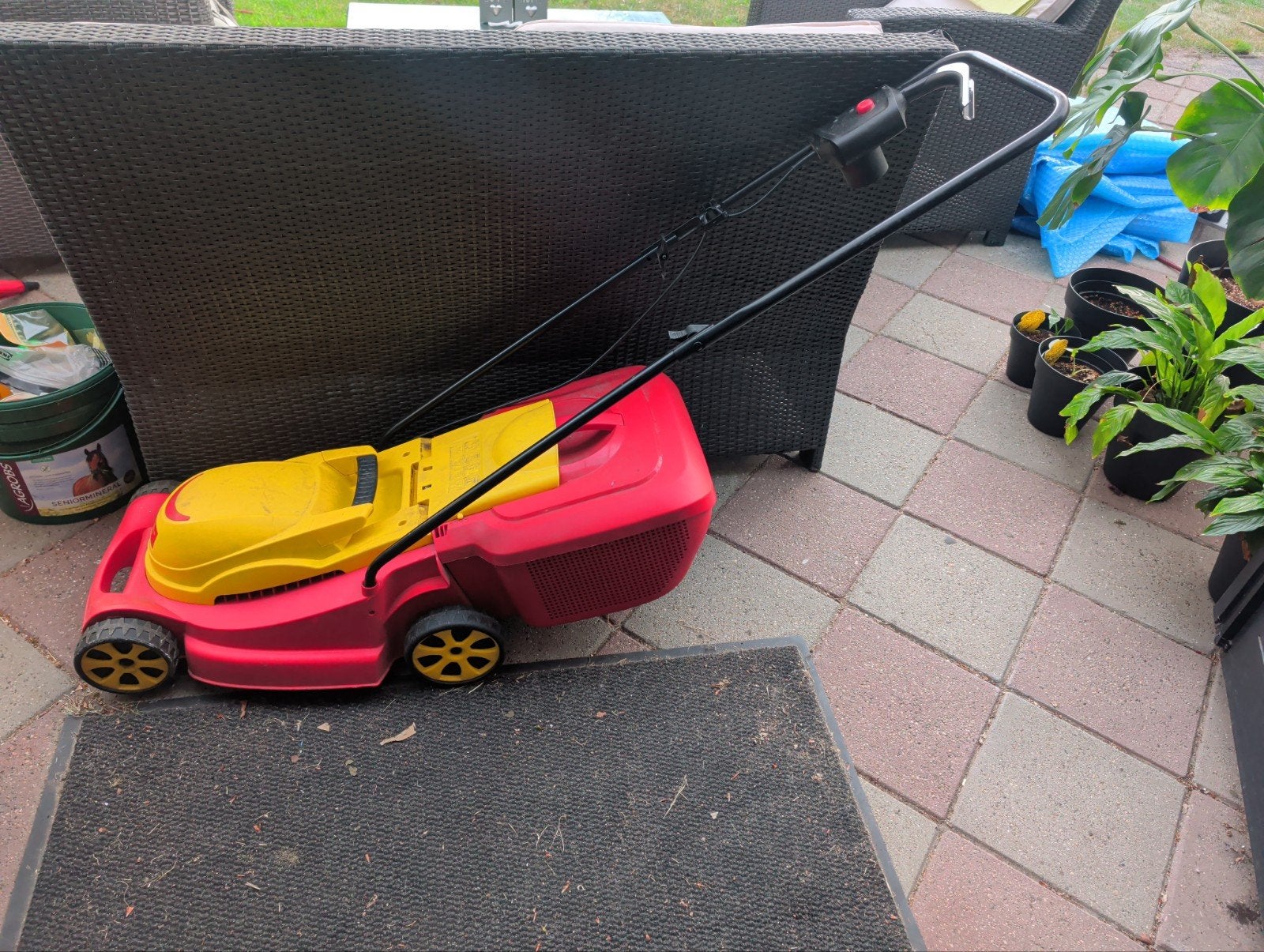Wolf-Garten Elektrische Grasmaaier - Gebruikt, maar prima, Tuin en Terras, Grasmaaiers, Ophalen, Gebruikt, Elektrische grasmaaier