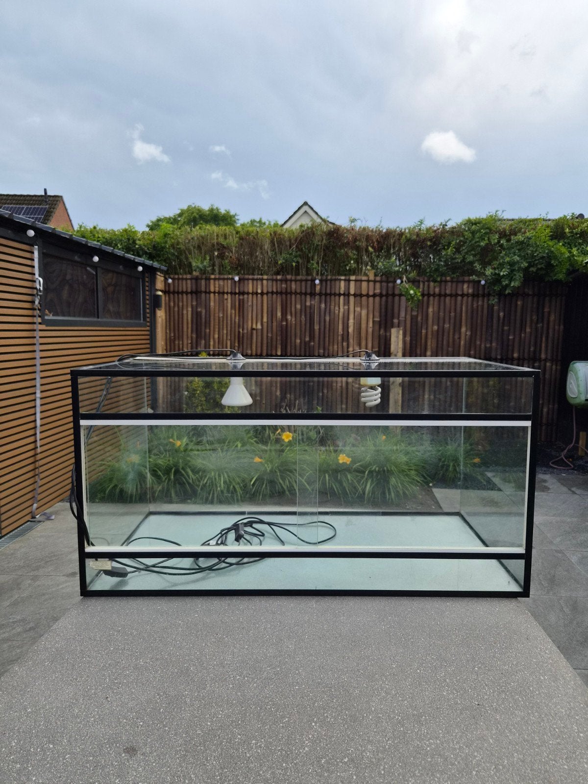 Terrarium 100x50x50 E27 fitting, Dieren en Toebehoren, Ophalen, Gebruikt, Terrarium of Paludarium