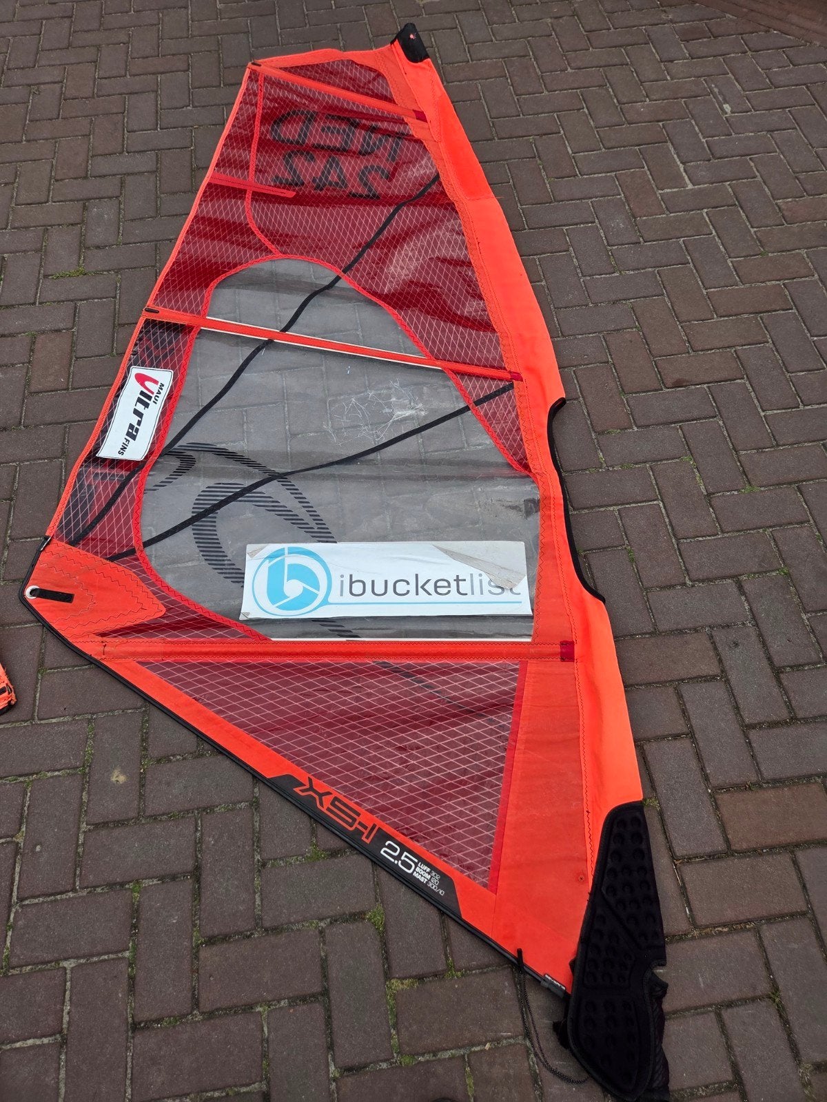 Severne XS-1 Junior Zeilset 2.5 en 3.6 met mast en 2 gieken, Watersport en Boten, Windsurfen, Ophalen, Gebruikt