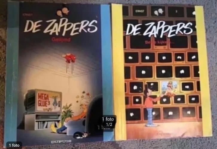 2 delen de Zappers door Ernst, Meerdere stripboeken, Ophalen of Verzenden, Gelezen