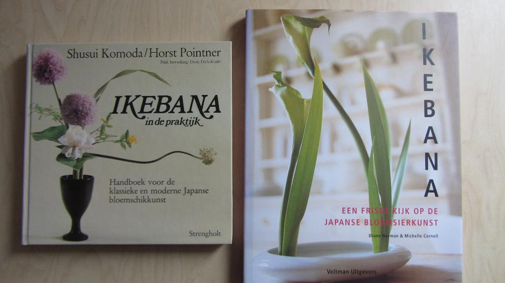 2 boeken Ikebana - Japanse bloemsierkunst, Ophalen of Verzenden, Zo goed als nieuw, Overige onderwerpen