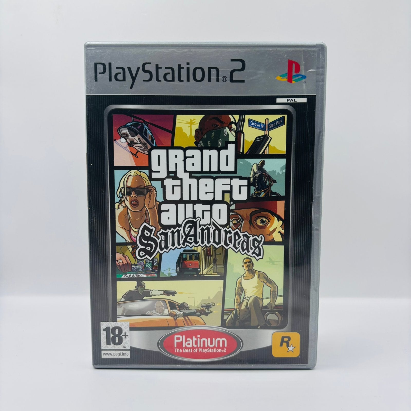 GTA San Andreas - PlayStation 2, Spelcomputers en Games, Avontuur en Actie, Vanaf 18 jaar, 1 speler, Sony