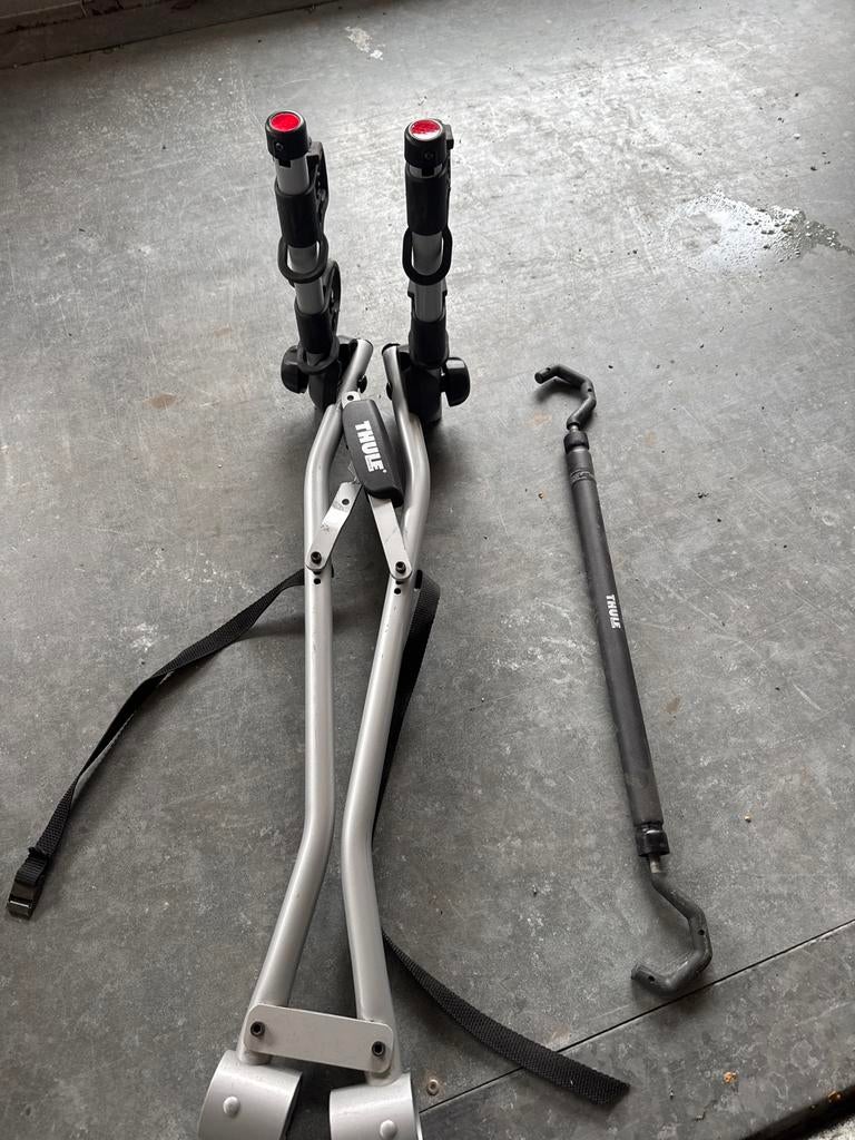 Thule Xpress 2 fietsendrager voor trekhaak met hulpstuk., Ophalen, 2 fietsen, Gebruikt, Trekhaakdrager