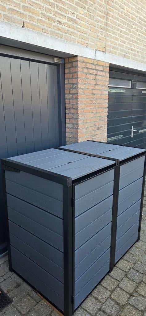 Keter Hide-Away 2 x 240L, Ophalen, Nieuw, Kunststof, Containerberging