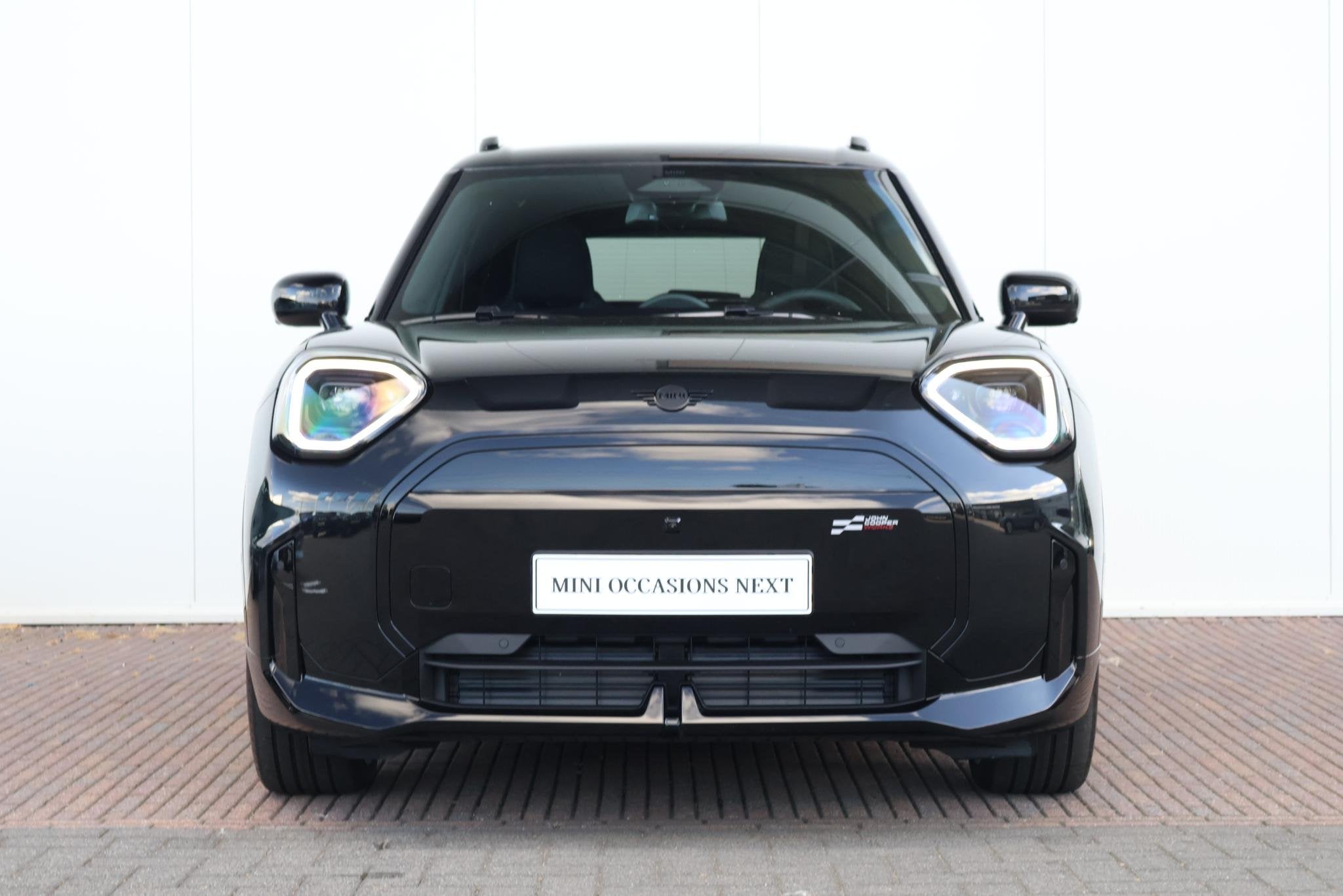 MINI Aceman E John Cooper Works L 42.5 kWh | Pano-dak | Head, Auto's, Met garantie (alle), Leder en Stof, Zwart, Origineel Nederlands