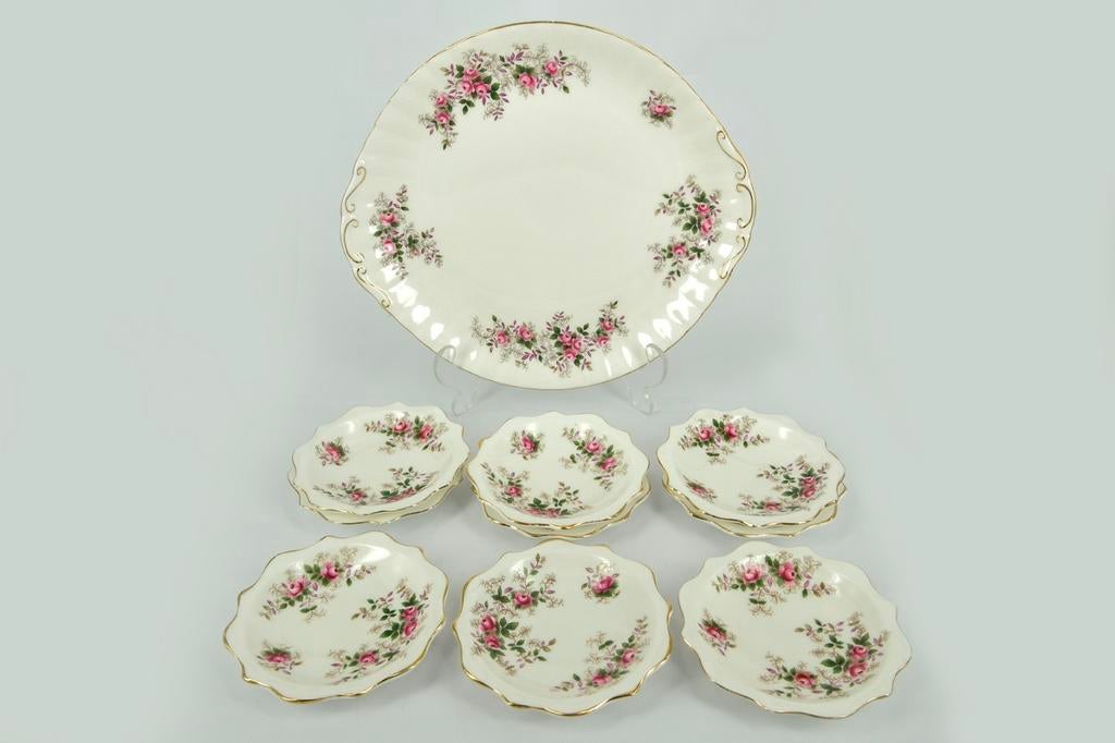 ROYAL ALBERT  , PETIT FOUR  SET, Antiek en Kunst, Antiek | Servies compleet, Ophalen of Verzenden