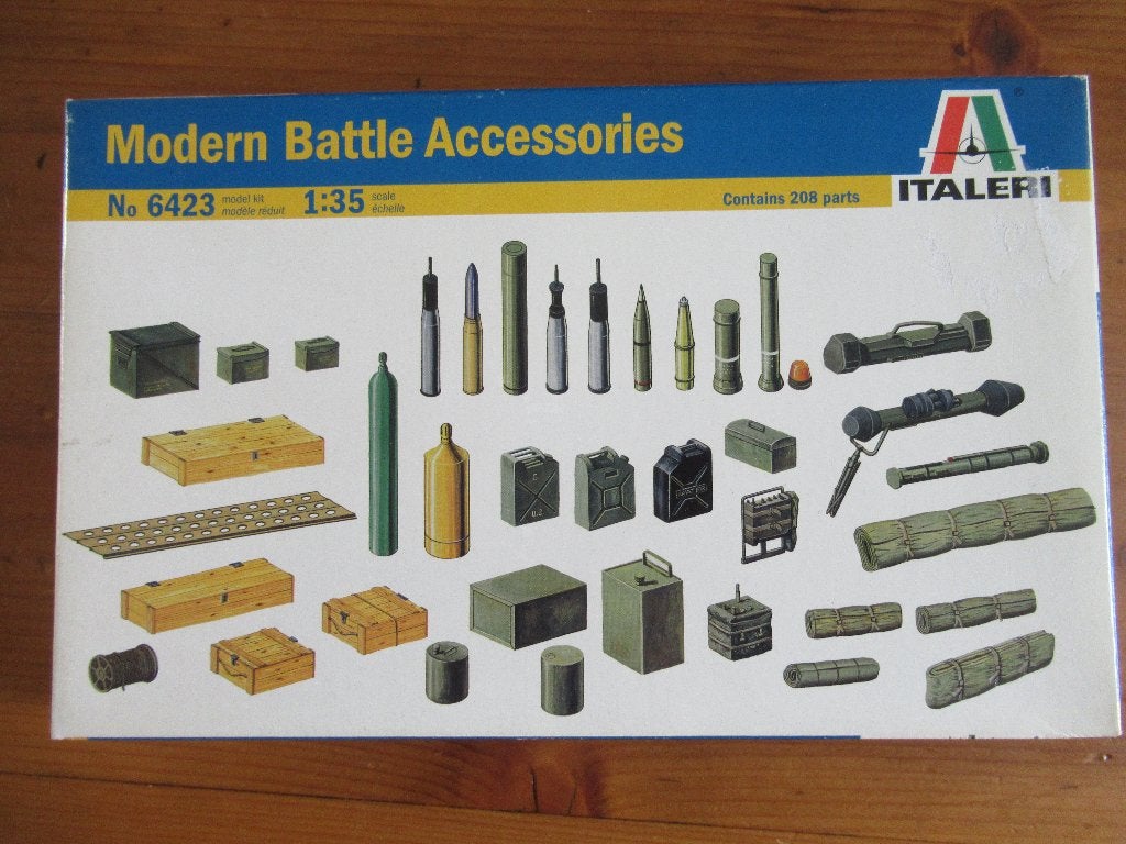 Modern Battle Accessories  (Italeri 1/35), Ophalen of Verzenden, Nieuw, 1:35 tot 1:50, Diorama
