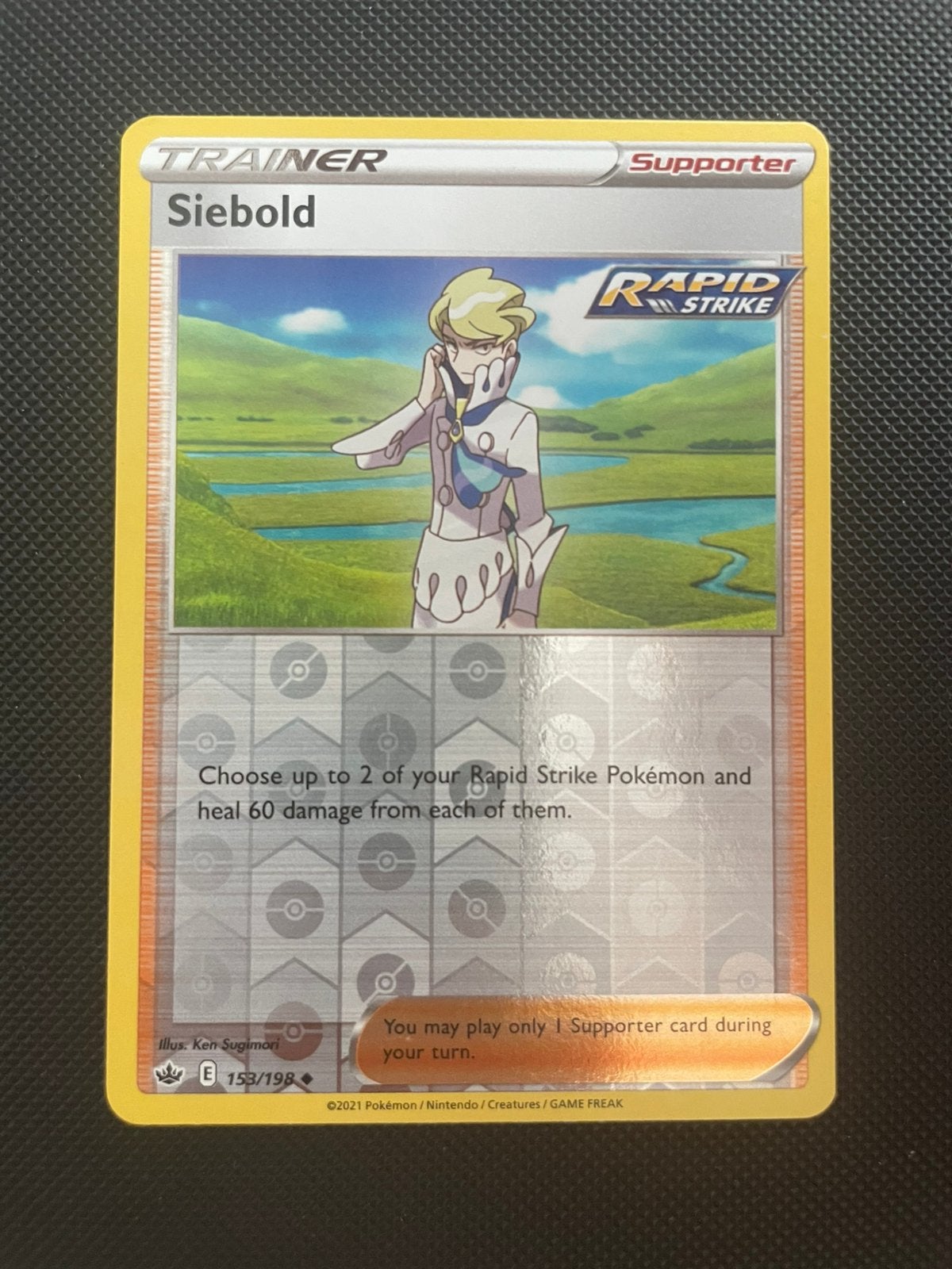 Siebold 153/198 Reverse Holo Chilling Reign, Verzenden, Zo goed als nieuw