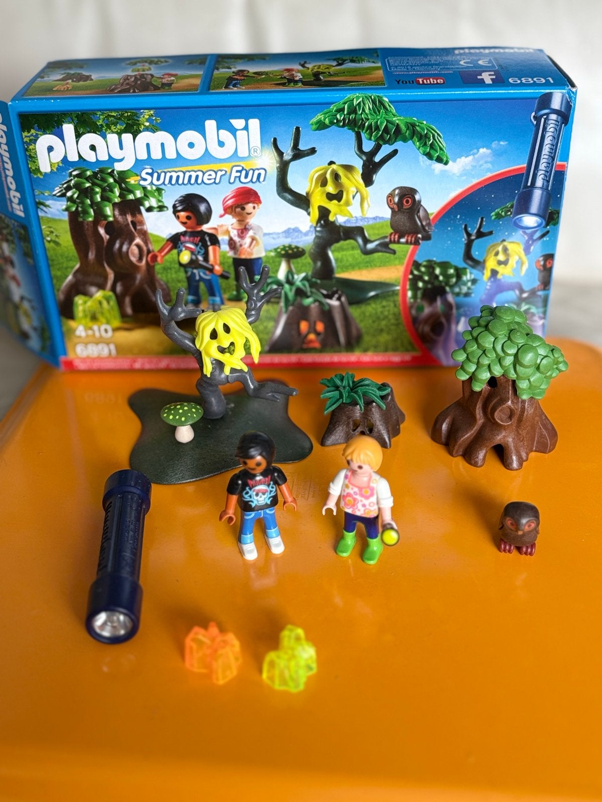 Playmobil Summer Fun 6891 - Spookboom met UV-zaklamp, Complete set, Overige typen, Ophalen of Verzenden, Summer fun