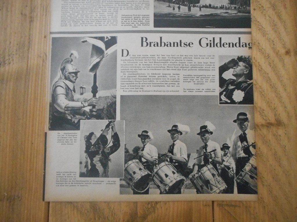 Vierlingsbeek. Brabantse Gildendag. 1947., Ophalen of Verzenden, 1940 tot 1960, Nederland, Knipsel(s)