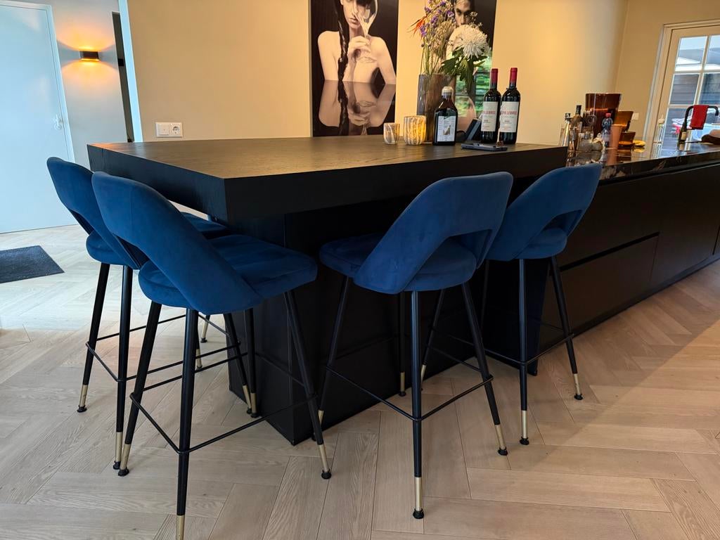 Barkruk topstaat €400 voor 6 stuks!, Huis en Inrichting, Barkrukken, Ophalen, 5 krukken of meer, Met voetsteun, 60 tot 90 cm