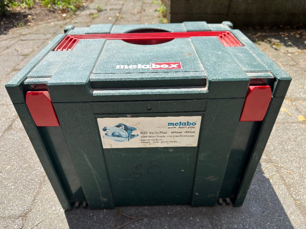 Metabo cirkelzaag KSE Vario Plus 1200W, Ophalen, Gebruikt, Cirkelzaag, 30 tot 70 mm