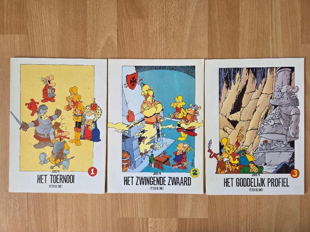Joris PK (3x)- Peter de Smet, Boeken, Stripboeken, Zo goed als nieuw, Meerdere stripboeken, Ophalen of Verzenden