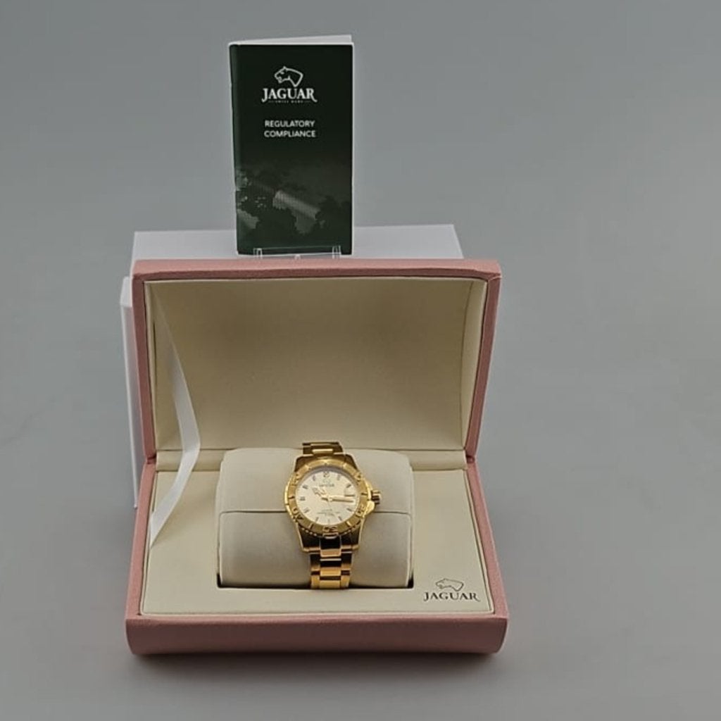 Jaguar Executive Dameshorloge J898 Goud, Flex Ltd., Gebruikt, https://flex.com/contact-us, Nobelstraat 10, 5807 GA Oostrum LB, Limburg, Nederland