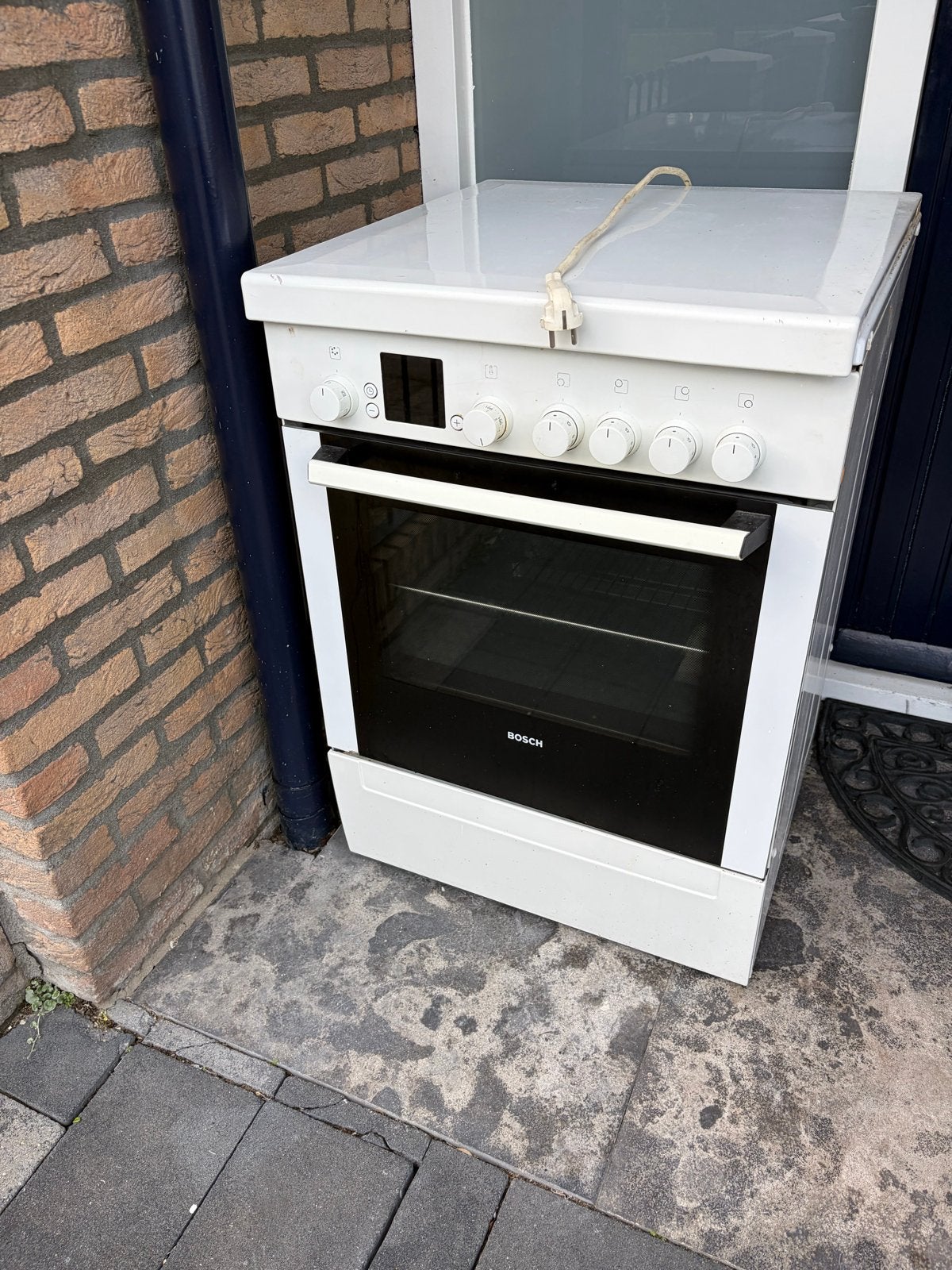Gratis Oven met gasfornuis - Bosch, Ophalen, Gebruikt, 60 cm of meer, 4 kookzones