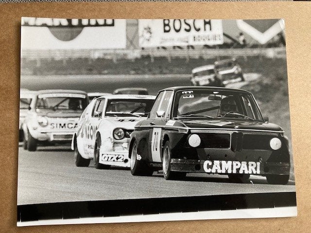 Persfoto Pinksterraces Zandvoort 1976 BMW 1602, Ophalen of Verzenden, Zo goed als nieuw, Auto's