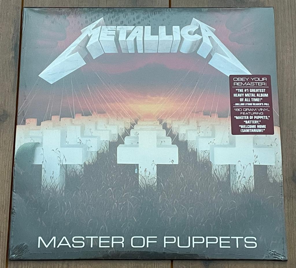 Metallica - Master Of Puppets lp / Remastered Reissue, NEW, Beschermende buitenhoes, 1980 - 1989, Ophalen of Verzenden, 12 inch