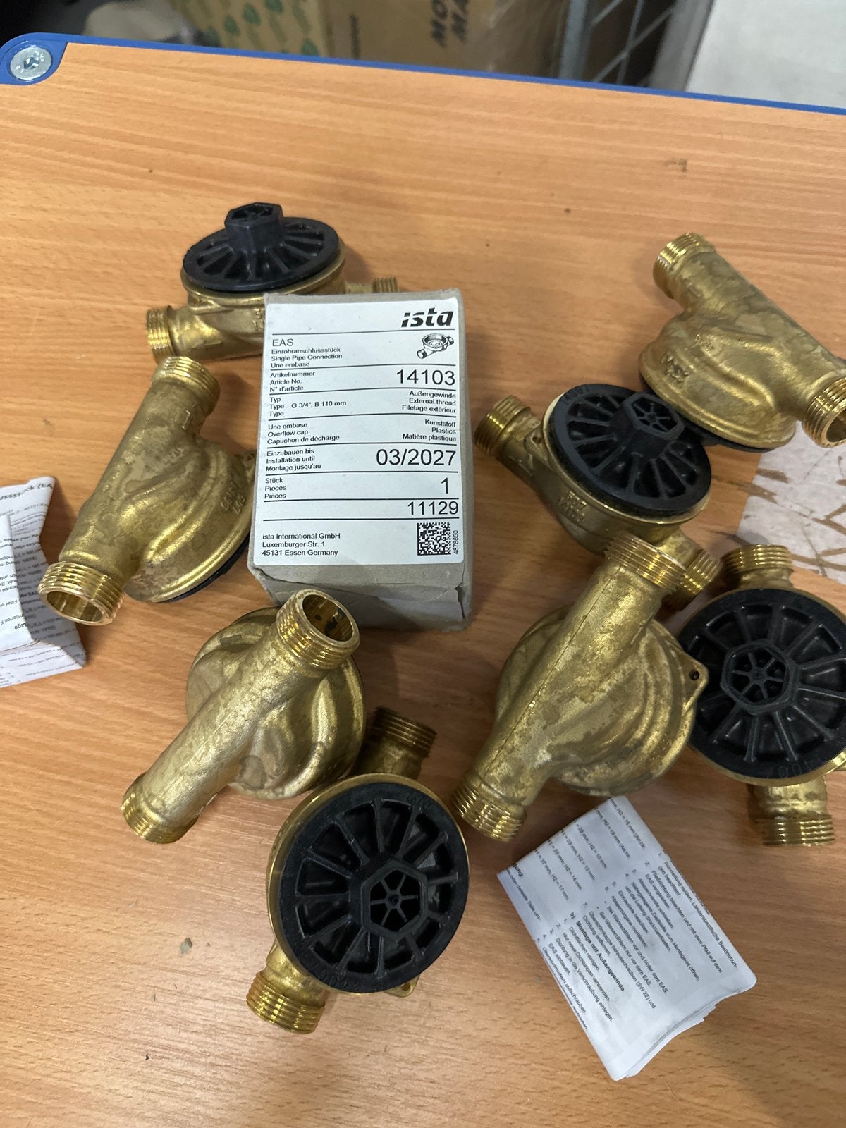 Ista EAS Enkelpijpsaansluiting G 3/4" R 110 mm, Overige typen, Nieuw, Ophalen of Verzenden, Nvt