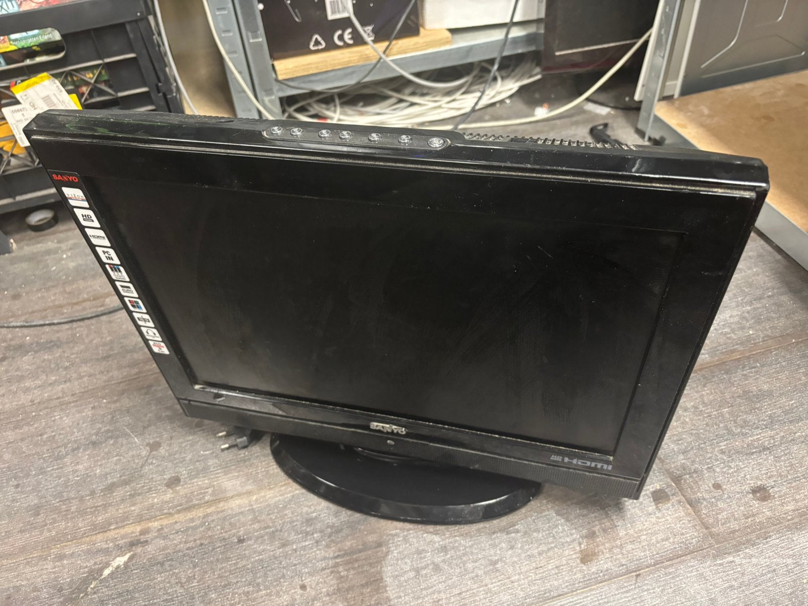 Sanyo CE19LC95-C/P HD Ready LCD TV, Gebruikt, 50 Hz, 40 tot 60 cm, Ophalen