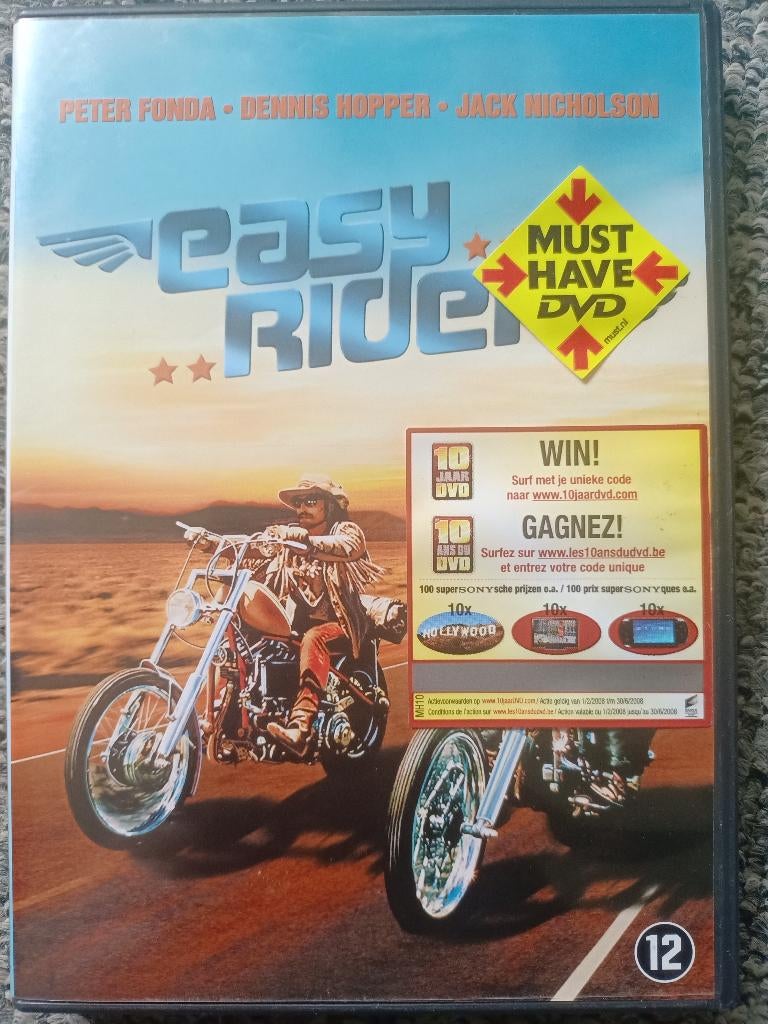 Easy Rider IMDb7.2 Dennis Hopper Jack Nicholson Peter Fonda, Cd's en Dvd's, Dvd's | Klassiekers, 1960 tot 1980, Ophalen of Verzenden