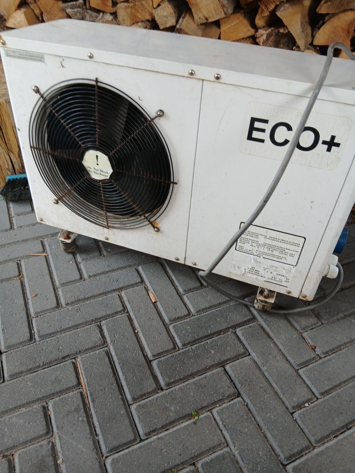 Gratis zwembad warmtepomp ecco+ 5, Tuin en Terras, Ophalen of Verzenden, Gebruikt, Verwarming