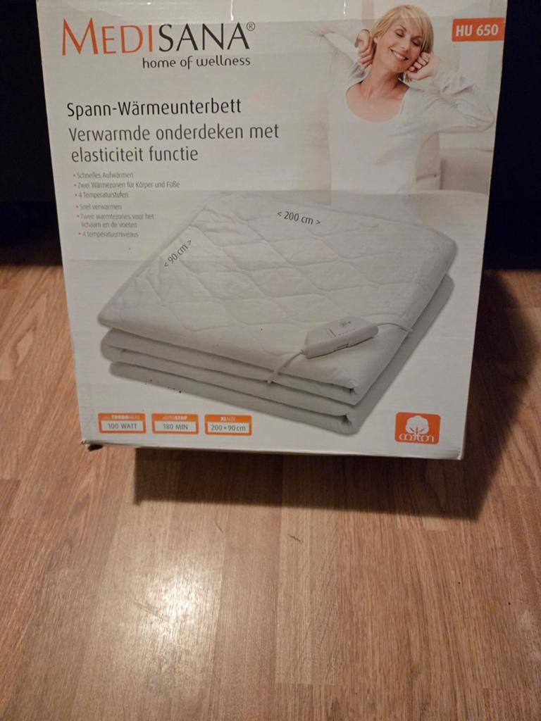 Medisana elektrische deken - Verwarmde onderdeken, Ophalen of Verzenden, Gebruikt, Eenpersoons, Deken of Dekbed