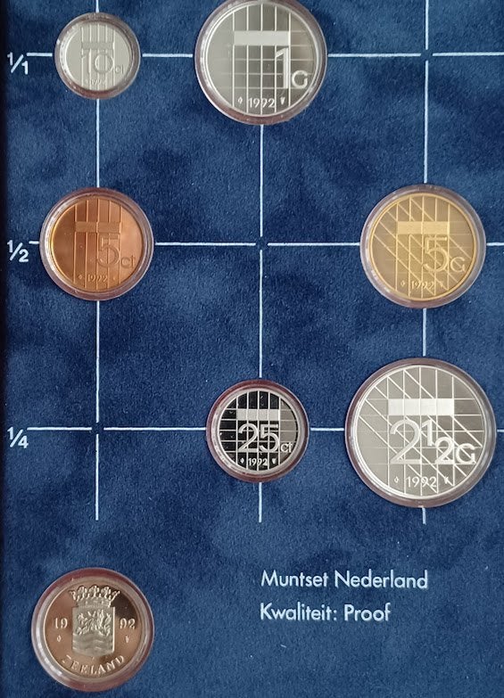 Jaarset Nederland 1992 Proof, Postzegels en Munten, Munten | Nederland, Verzenden, Koningin Beatrix, Euro's, Setje