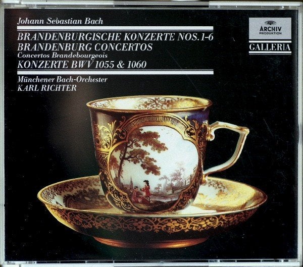 J.S.Bach -Brandenburgse Concerten 1-6 +Concerten BWV 1055&60, Verzenden, Inclusief boekje, Zo goed als nieuw, Orkest of Ballet