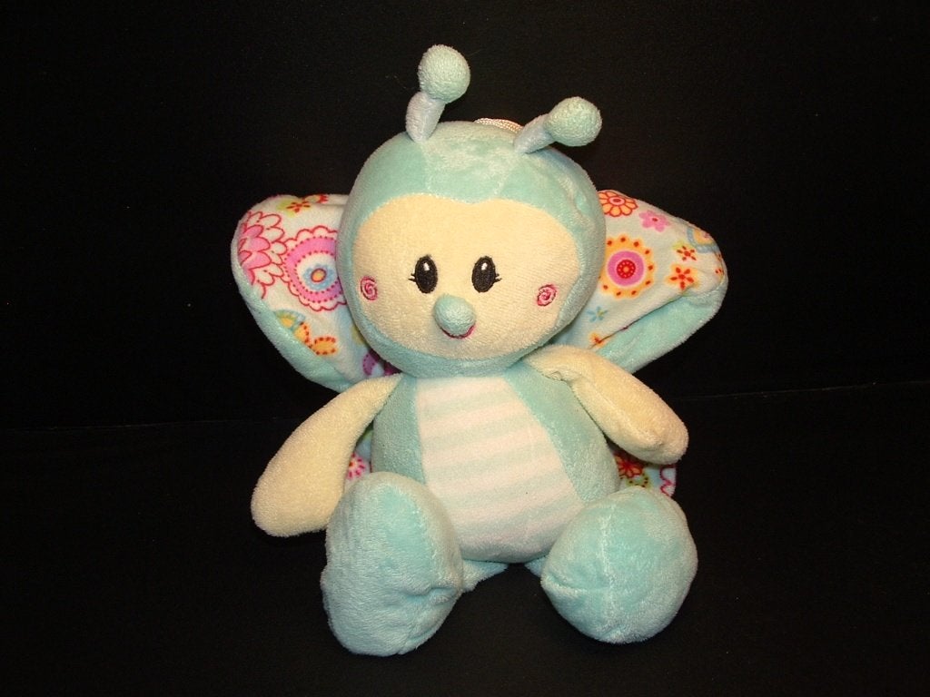 TOI TOYS VLINDER VELOURS LICHTBLAUW MET LICHTBLAUW/WIT, Verzenden, Nieuw, Overige typen