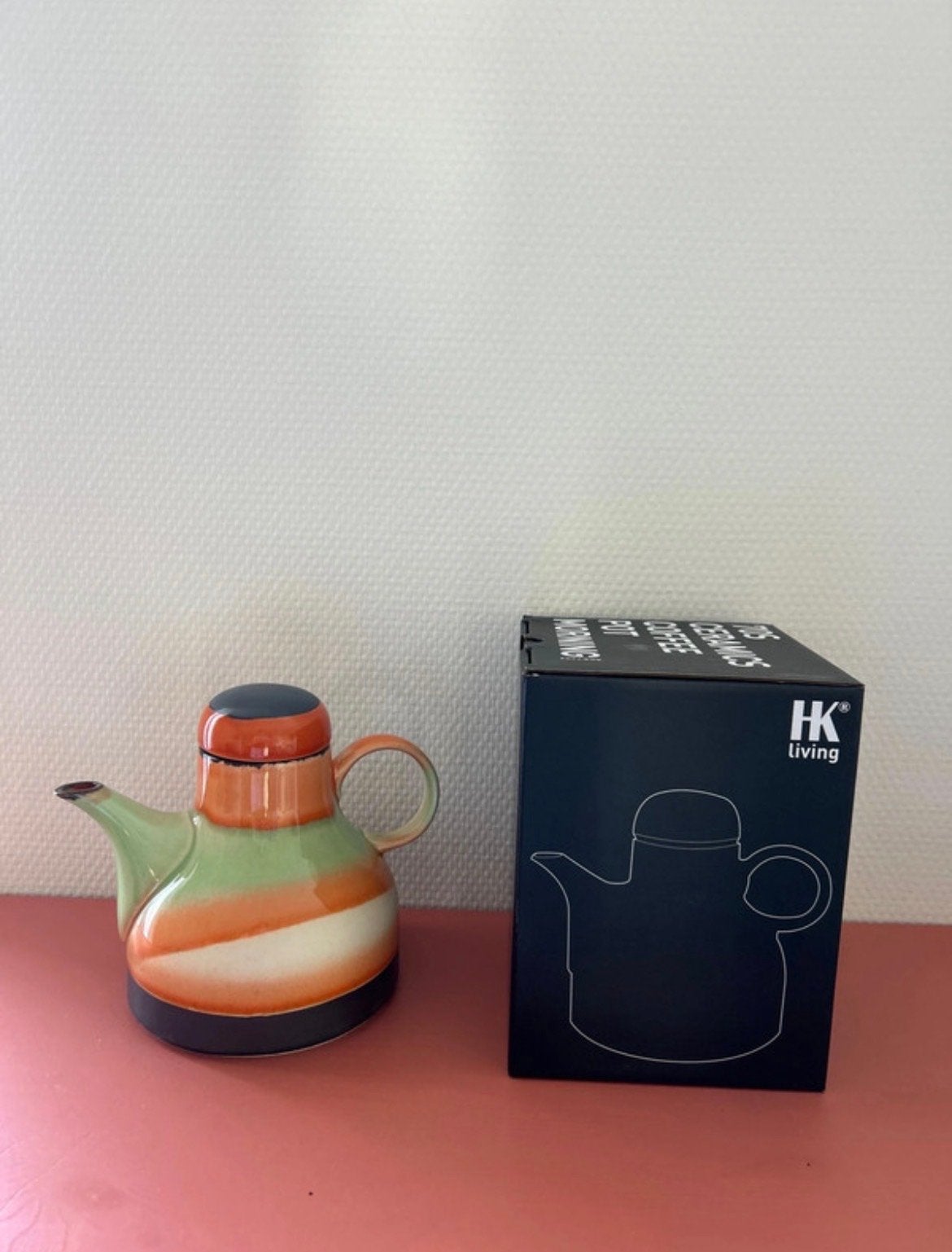 HK living, Theepot/fluitketel, Nieuw, Ophalen of Verzenden, Steen/keramiek