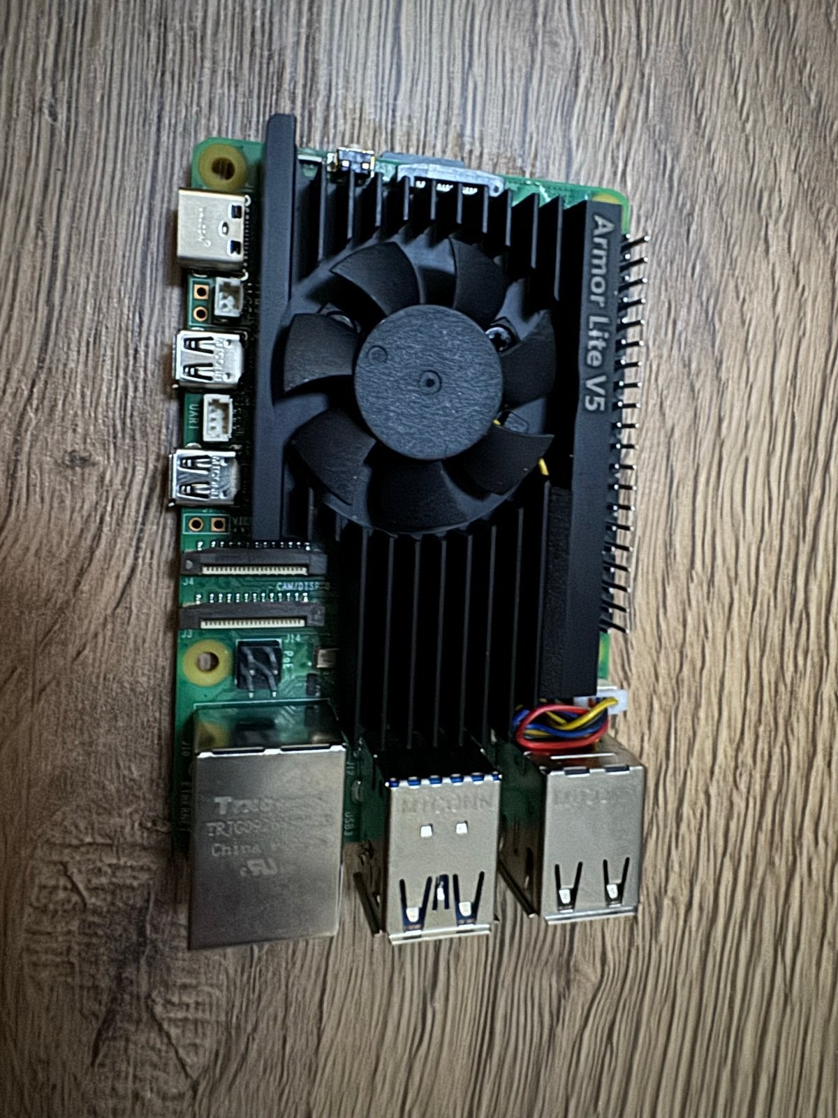 Raspberry Pi 5 4GB met Armor koeling - Z.G.A.N., Ophalen of Verzenden, Zo goed als nieuw