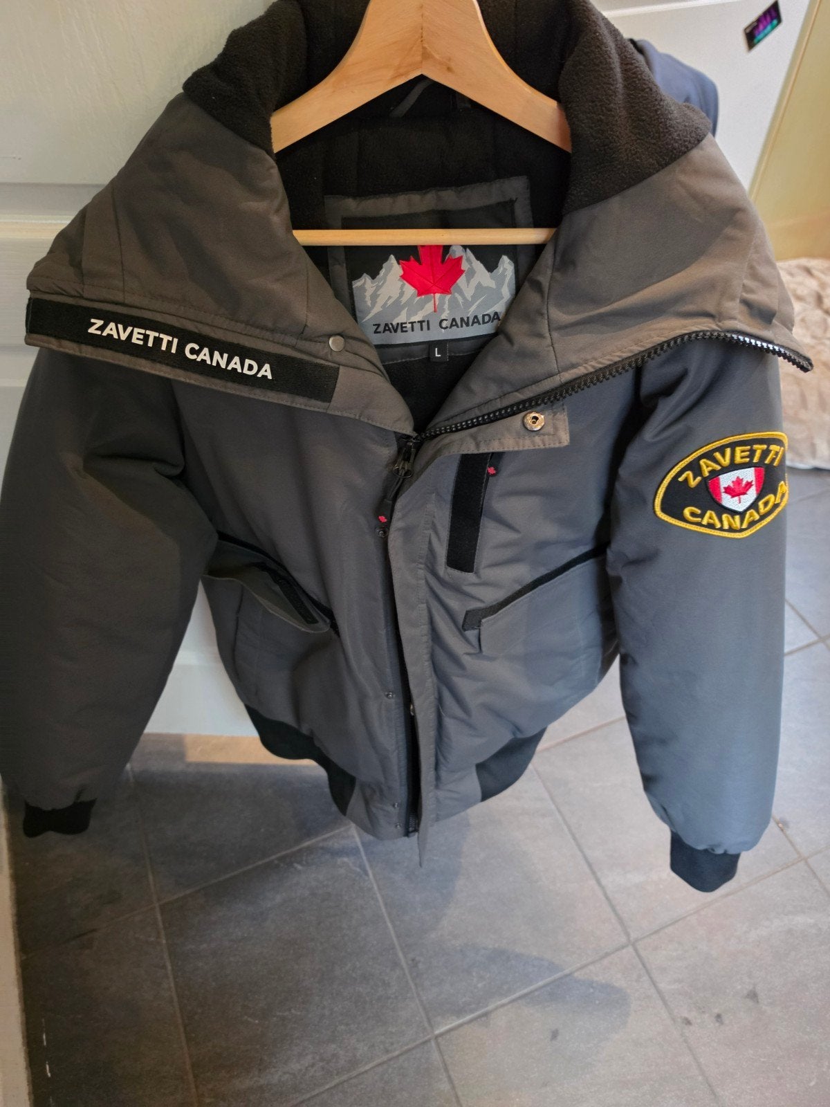 Zavetti Canada jas maat L - Nieuw, slechts gepast, Ophalen, Maat 52/54 (L), Nieuw, Grijs