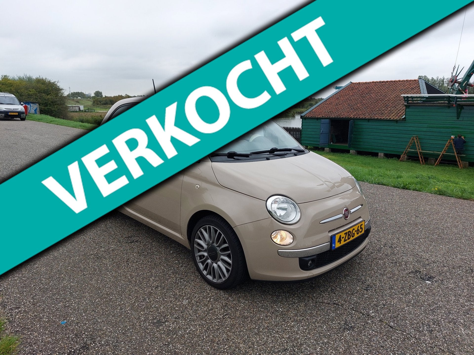 Fiat 500 0.9 TwinAir Easy. AIRCO, LEDER, PANORAMADAK!, Auto's, Voorwielaandrijving, 86 pk, Gebruikt, Bruin