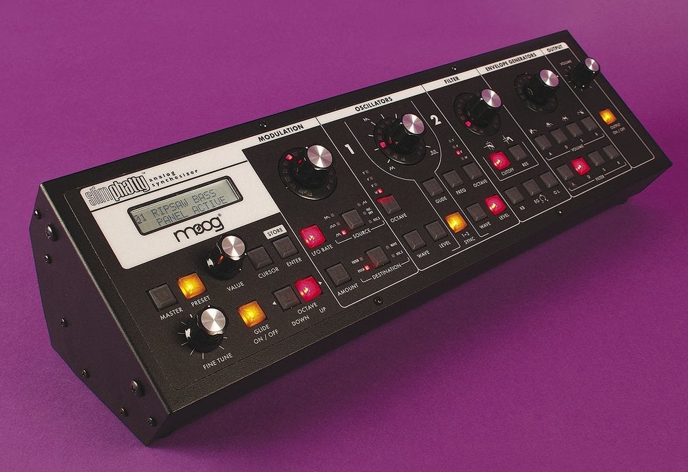 Moog Slim Phatty – Analoge Rack/Desktop Synthesizer, Muziek en Instrumenten, Synthesizers, Ophalen of Verzenden, Zo goed als nieuw