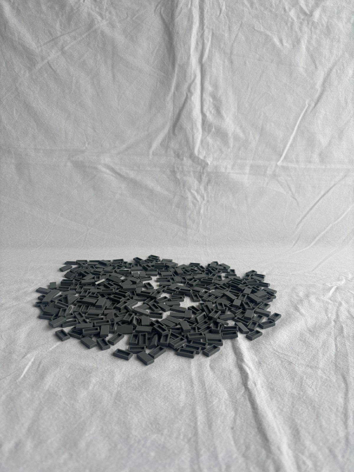 Lego tile / gladde tegel 1 x 2 donkergrijs (DBG) - 360st, Lego, Lego, Lego, Ophalen of Verzenden