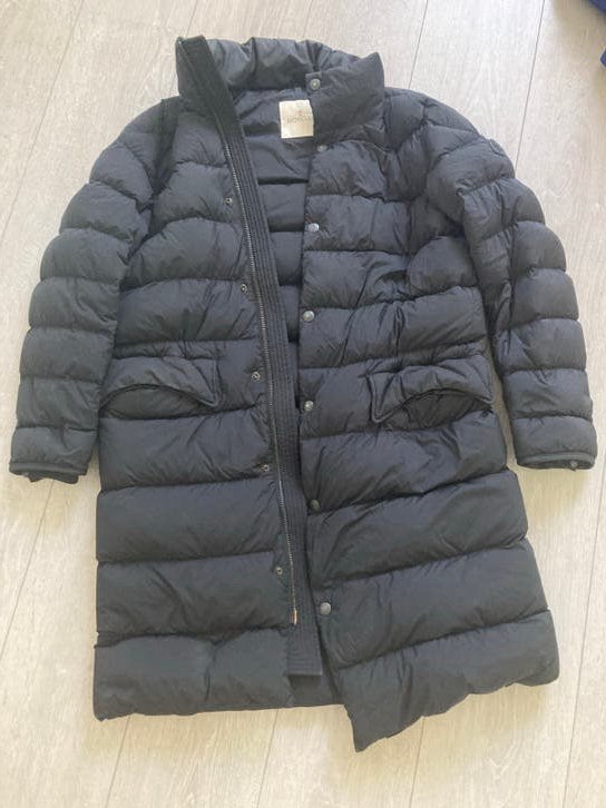 Moncler donsjas zwart maat M, Kleding | Dames, Jassen | Winter, Ophalen of Verzenden, Zo goed als nieuw, Maat 38/40 (M), Zwart