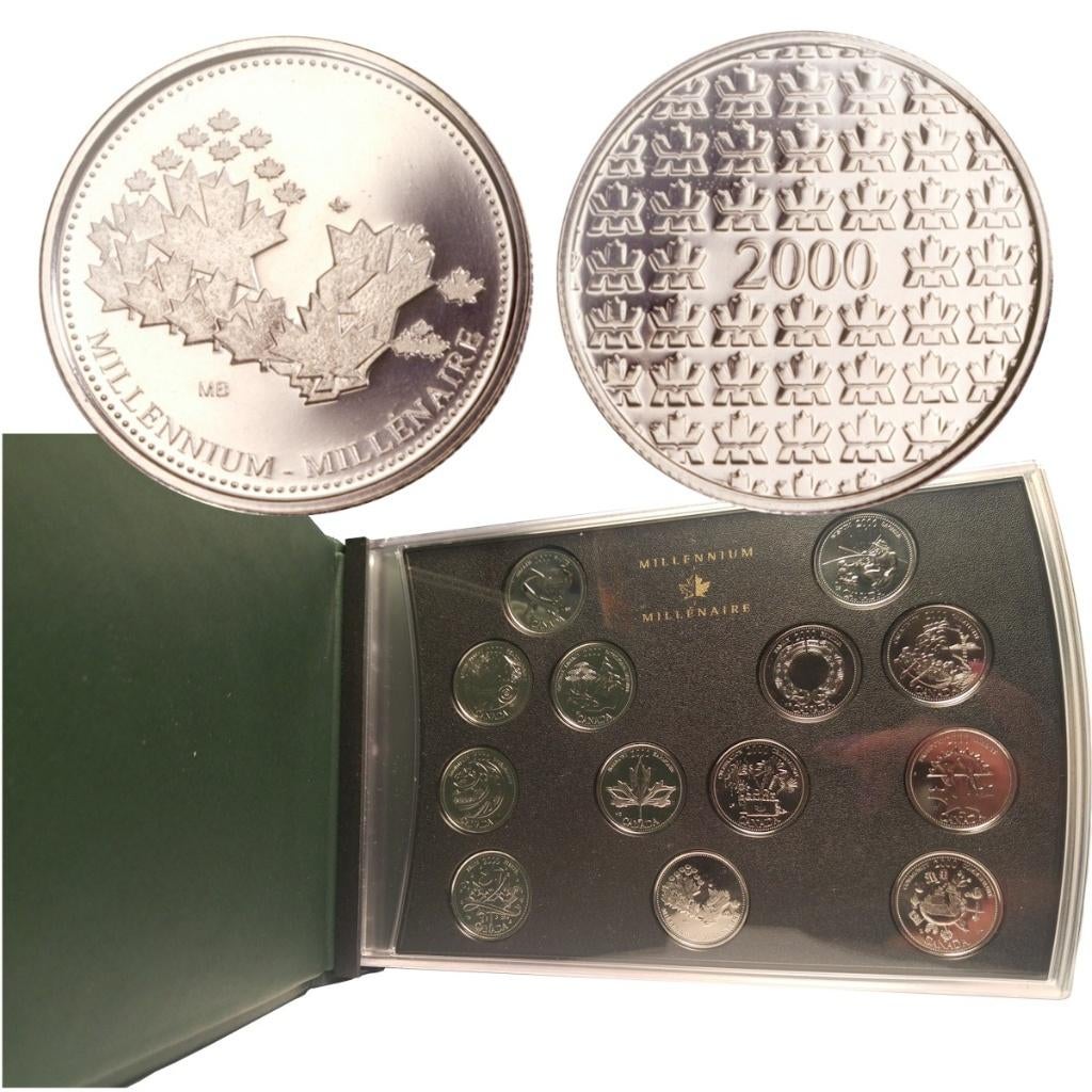 Canada jaar munt set 2000 "Millennium", Verzenden, Noord-Amerika, Setje