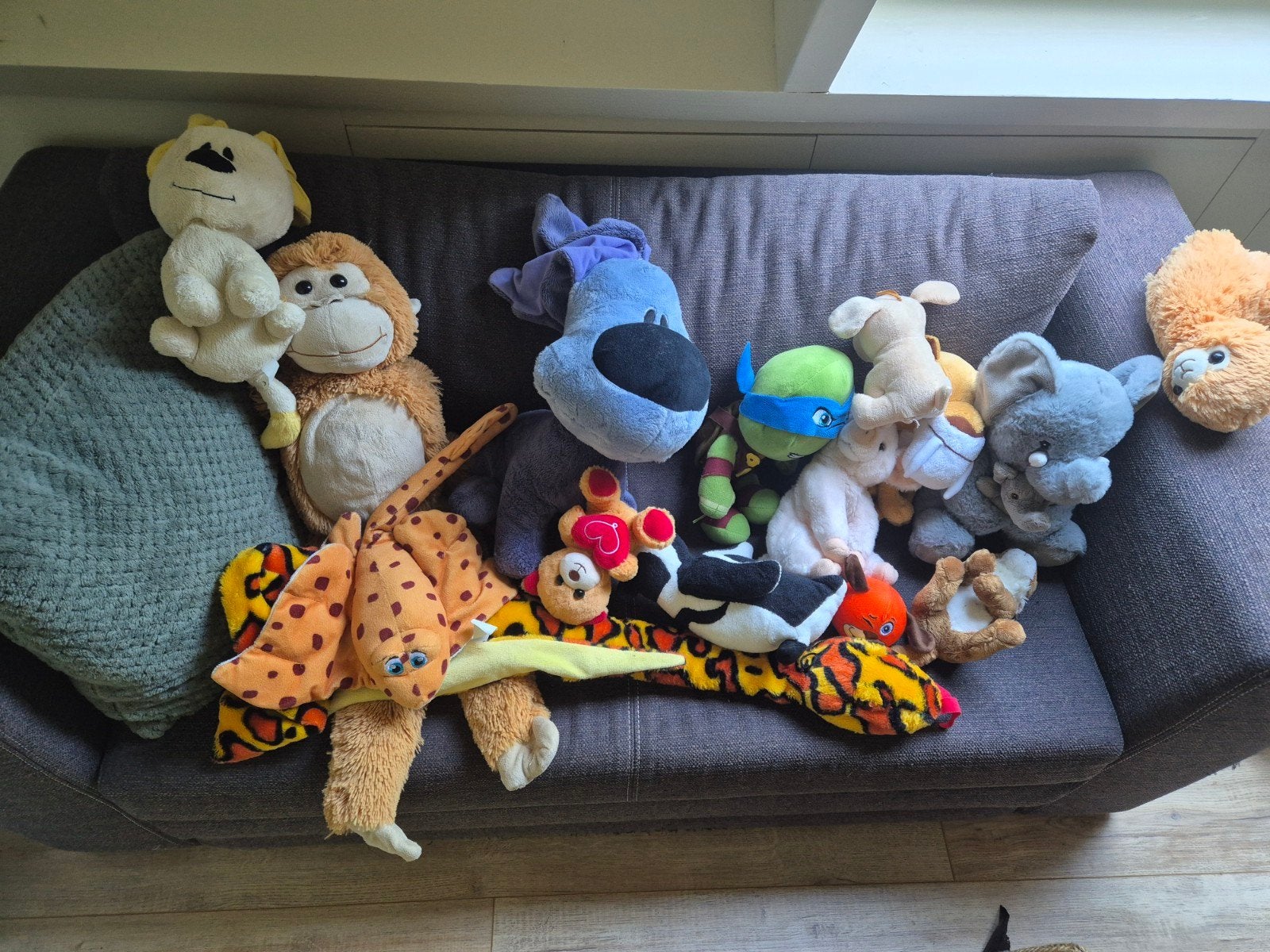doos met knuffels, Ophalen of Verzenden