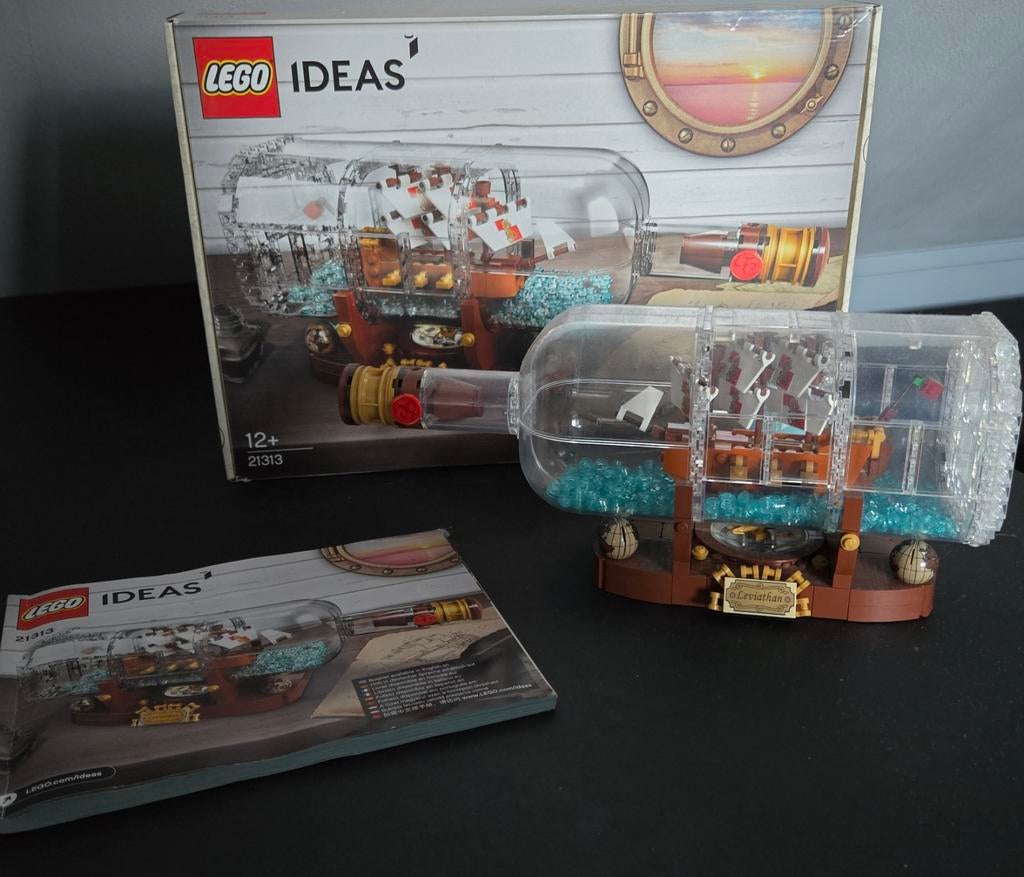 Lego Ideas 21313 Ship in a Bottle, Ophalen, Lego, Compleet, Complete set