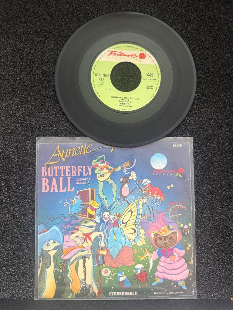 Te koop annete  butterfly ball, 7 inch, Ophalen of Verzenden, Zo goed als nieuw, Nederlandstalig