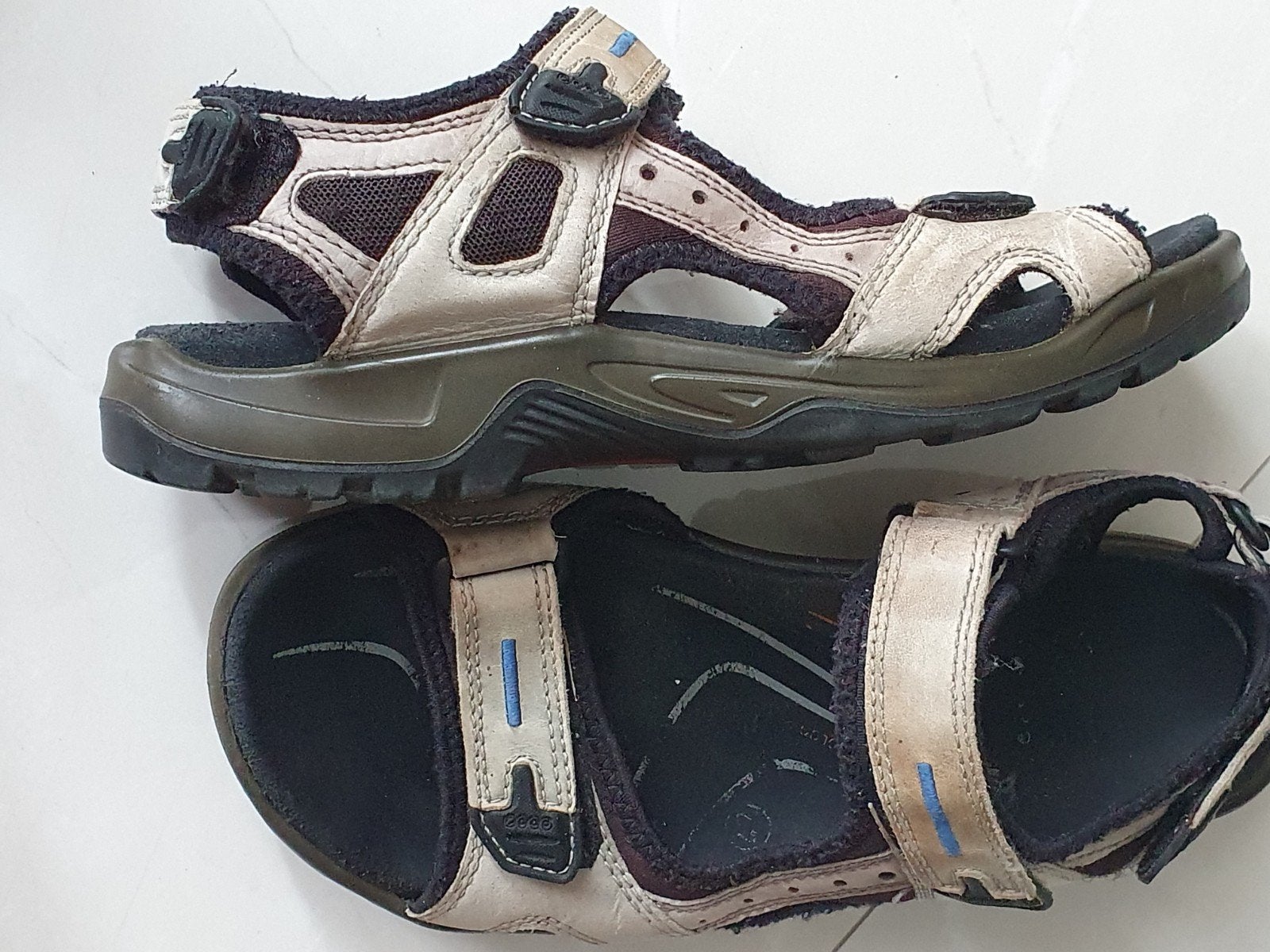 ECCO Sandalen Maat 42 - Comfortabele Gedragen Sandalen, Sandalen, Ecco, Ophalen of Verzenden, Gedragen