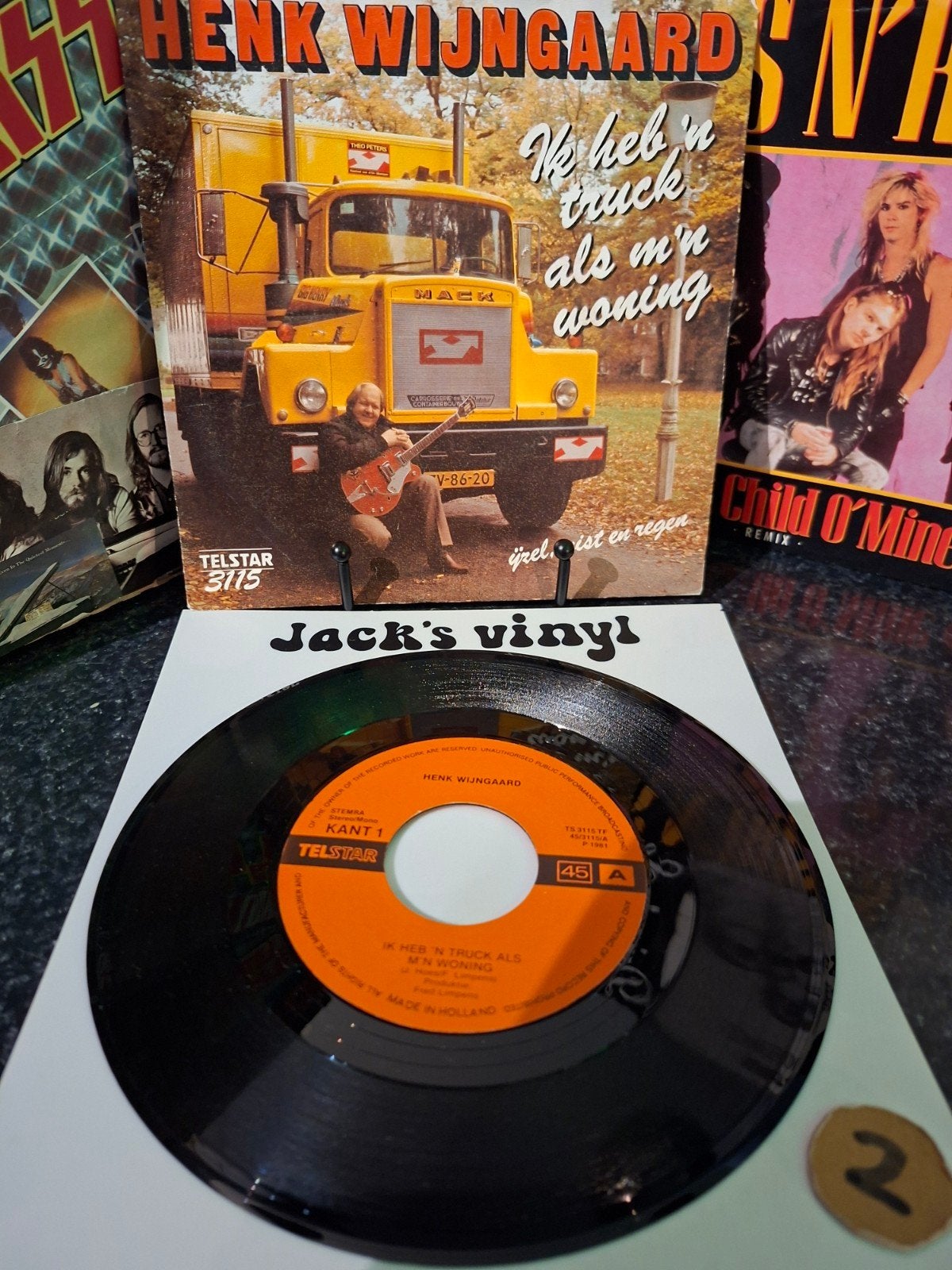 Henk Wijngaard - Ik Heb 'n Truck Als M'n Woning 1981/2, Cd's en Dvd's, 7 inch, Ophalen of Verzenden, Zo goed als nieuw, Beschermende buitenhoes