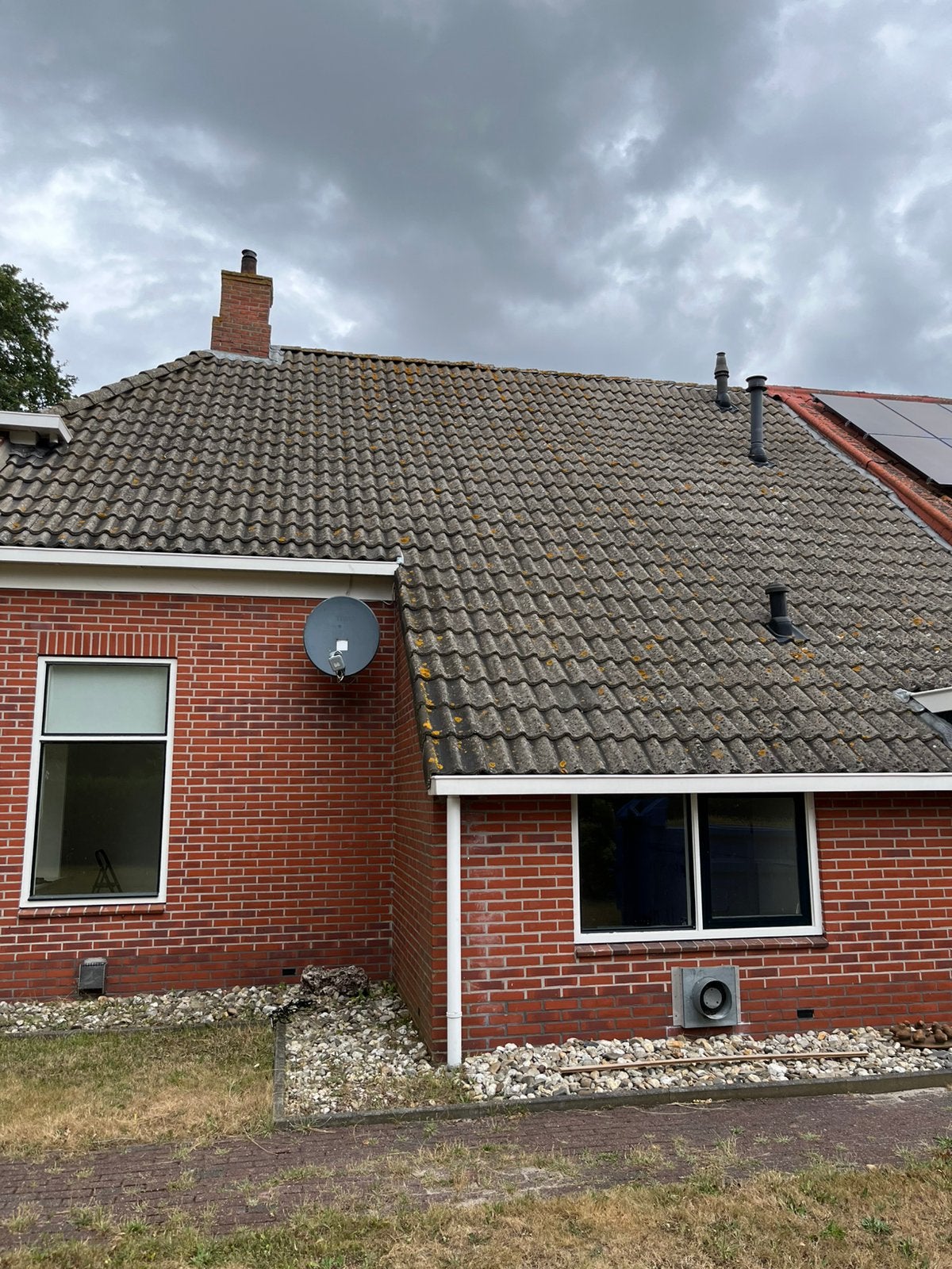 Sneldek dakpannen, Doe-het-zelf en Verbouw, Ophalen, Gebruikt, Steen of Klei, 15 m² of meer