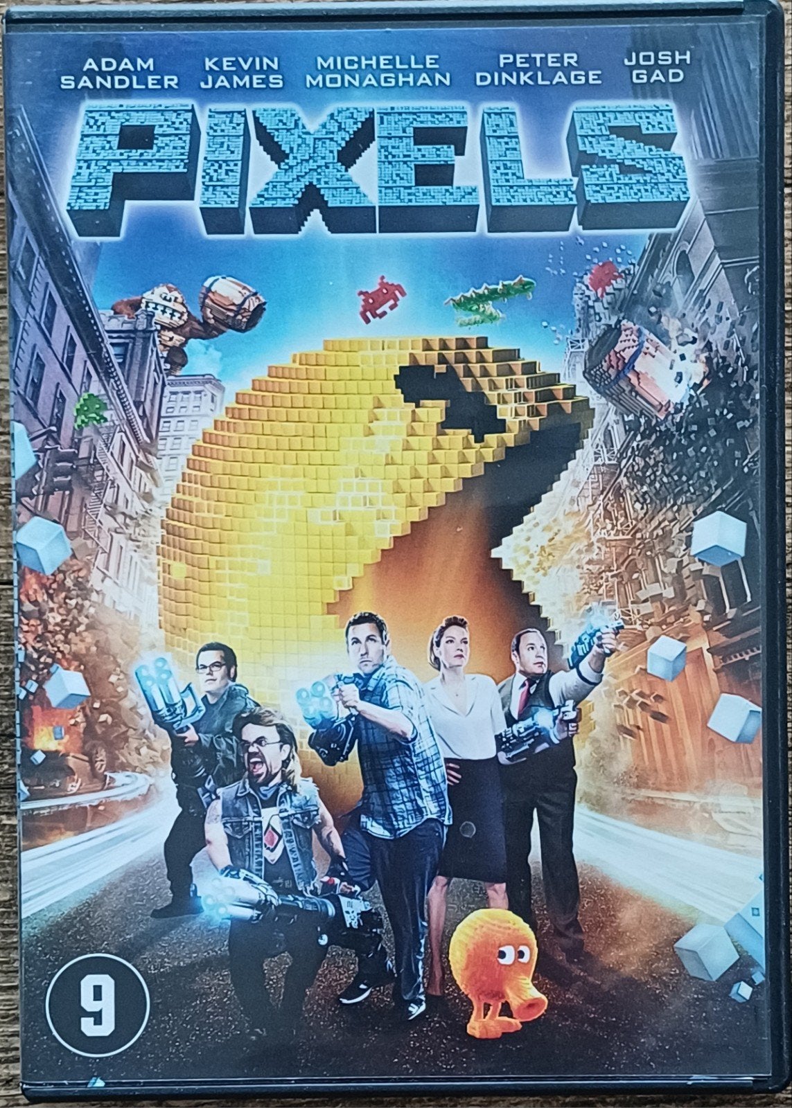 Pixels - Adam Sandler - dvd, Vanaf 12 jaar, Ophalen of Verzenden, Zo goed als nieuw