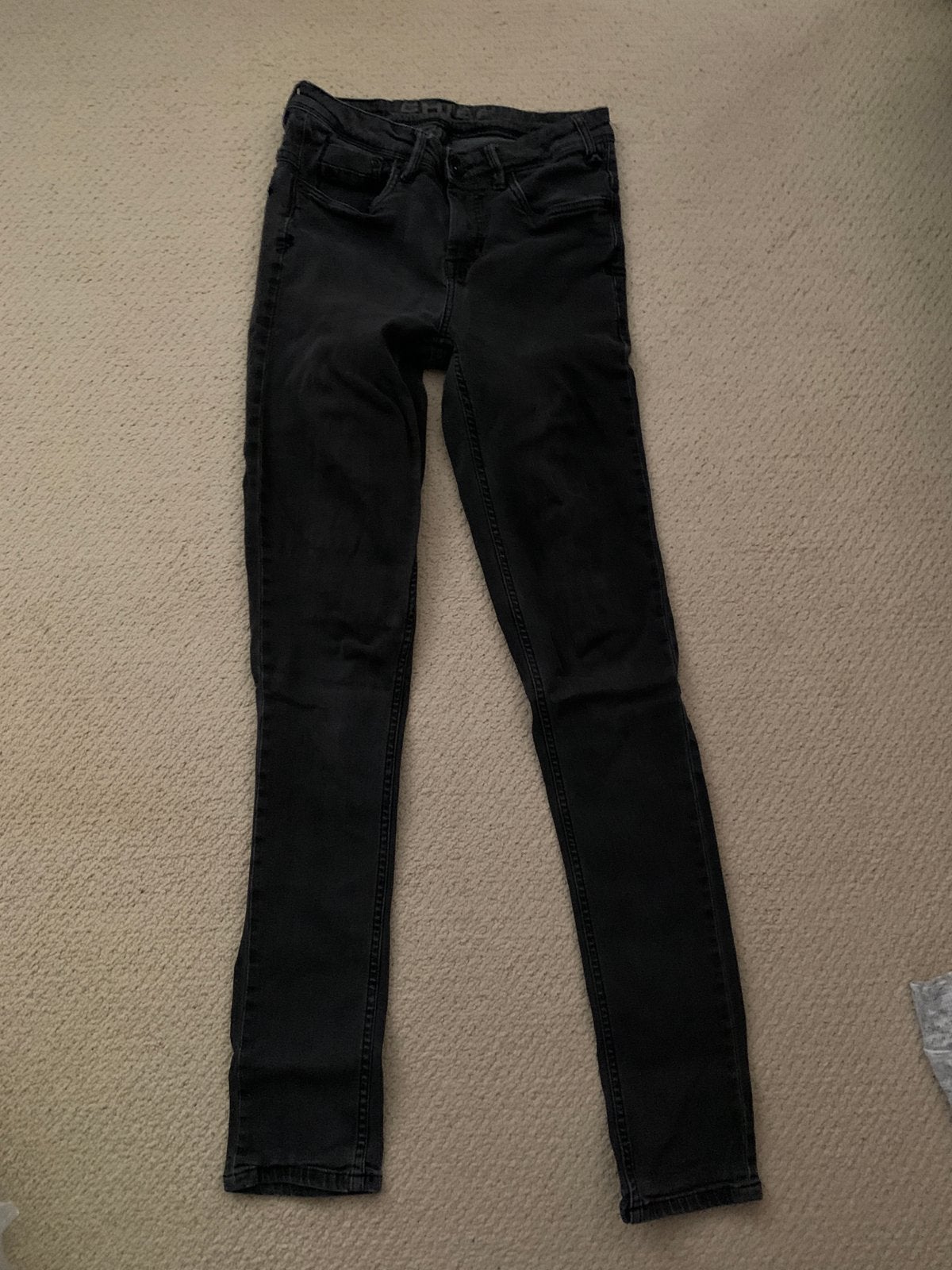 Nette zwarte jeams ‘chief’ maat 28/34, Ophalen, Zo goed als nieuw, Zwart, W32 (confectie 46) of kleiner