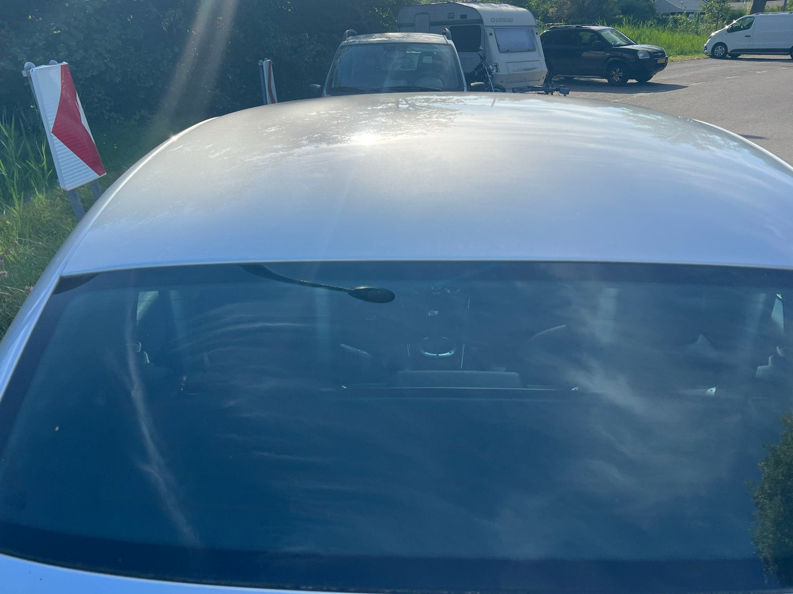 Hardtop in zgst voor Audi TT  - Zilverkleurig, Ophalen, Smart, Gebruikt, Achterklep