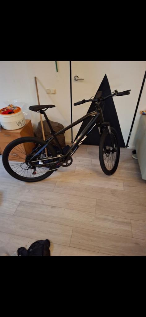 Elektrische Mountainbike - Hitway, Fully, Zo goed als nieuw, Schijfrem, Ophalen